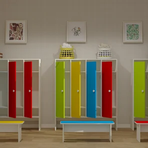 Шкафчики в раздевалку